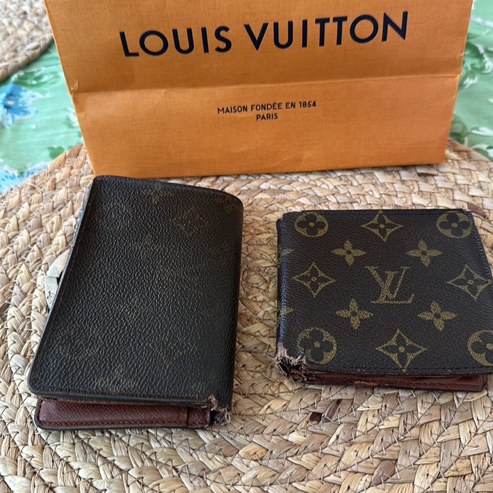 Louis Vuitton Brown Monogram Bifold Wallet